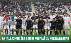 Antalyaspor, ilk yarıyı Kocaeli’de noktalayacak