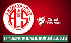 Antalyaspor'un kupadaki rakipleri belli oldu!