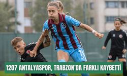1207 Antalyaspor, Trabzon deplasmanında farklı kaybetti
