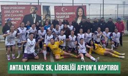 Antalya Deniz SK, liderliği Afyon’a kaptırdı