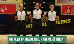 Antalya’da basketbol hakemliği fırsatı: Kurs tarihleri açıklandı
