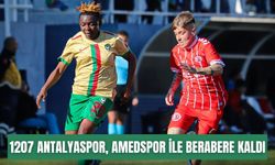 1207 Antalyaspor evinde Amedspor ile berabere kaldı