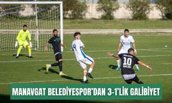 Manavgat Belediyespor’dan 3-1’lik galibiyet