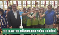 Aksu’da 3X3 basketbol müsabakaları yoğun ilgi gördü