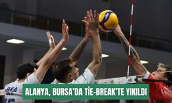 Alanya Belediyespor, Bursa’da tie-break’te yıkıldı
