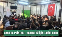 Aksu’da paintball hakemliği için tarihi adım