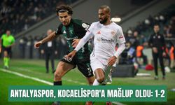Antalyaspor, Kocaelispor'a mağlup oldu: 1-2