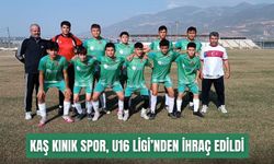 Kaş Kınık Spor, U16 Ligi’nden ihraç edildi