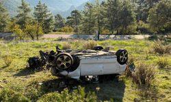 Kumluca'da otomobil takla attı: 2 ölü, 2 yaralı