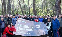 Topçu Yüzbaşı Mustafa Ertuğrul Aker Kemer'de anıldı