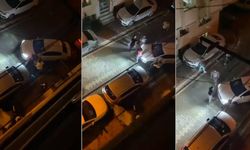 Komşuların park yeri kavgasında ortalık savaş alanına döndü