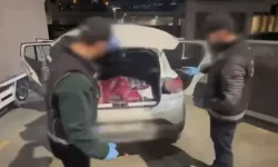 Operasyonda otomobilde 88 kilo madde ele geçirildi