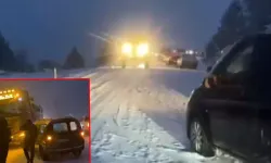 Seydikemer- Burdur- Antalya karayolunda çok sayıda araç mahsur kaldı