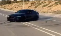 Drift atan sürücüye ceza yağdı
