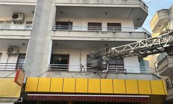 Alanya'da binada çıkan yangın panik yarattı