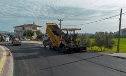 Manavgat'ta cadde düzenleme çalışması