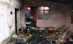 Kepez'de gecekondu yangını