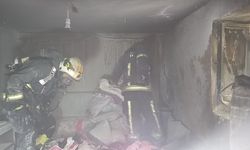 Yangında küle döndü