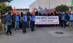 Bursa’da otomotiv işçilerinin eylemi sürüyor