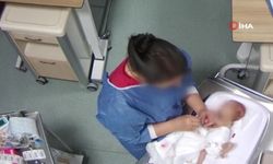 Bebeği darbeden hemşire polise teslim oldu