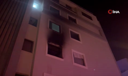 Alanya’da personel lojmanında yangın paniği