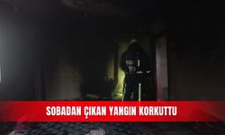 Sobadan çıkan yangın korkuttu