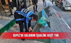 Kepez'de kaldırım işgaline geçit yok