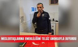 Meslektaşlarına emekliliğini telsiz anonsuyla duyurdu