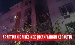Apartman dairesinde çıkan yangın korkuttu