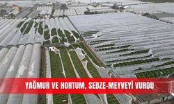 Yağmur ve hortum, sebze-meyveyi vurdu