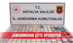 Jandarmadan çifte operasyon
