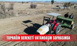 Toprağın bereketi vatandaşın sofrasında