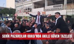 Serik Pazarcılar Odası'nda Akıllı güven tazeledi