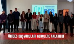 ÜNİDES başvuruları gençlere anlatıldı