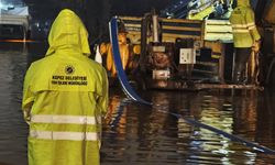 Kepez’de sağanakla mücadele