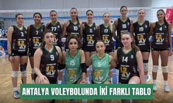 Antalya voleybolunda iki farklı tablo