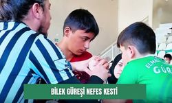 Bilek güreşi nefes kesti