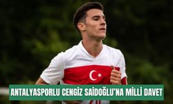 Antalyasporlu Cengiz Saidoğlu'na milli davet