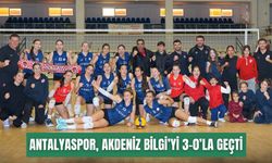 Antalyaspor, Akdeniz Bilgi’yi 3-0’la geçti
