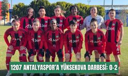 1207 Antalyaspor’a Yüksekova darbesi: 0-2
