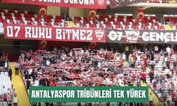 Antalyaspor tribünleri, Gençlerbirliği maçı için tek yürek