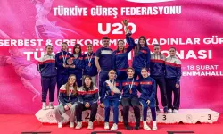 U20 Kadınlar Güreş Türkiye Şampiyonası tamamlandı