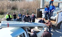 Büyükşehirden 121 çiftçiye sera naylonu desteği