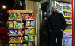 Isparata'da esnaf saniyelerle kurtuldu