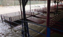 Köprüçay taştı, iş yerleri ve araziler sular altında kaldı