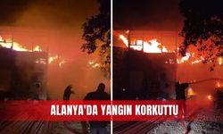 Alanya'da yangın korkuttu