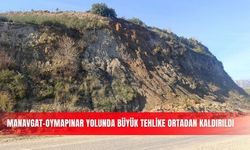 Manavgat–Oymapınar yolunda büyük tehlike ortadan kaldırıldı