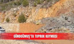 Gündoğmuş'ta toprak kayması