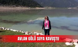 Avlan Gölü suya kavuştu