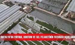 Antalya'da fırtına, hortum ve sel felaketinin faturası açıklandı